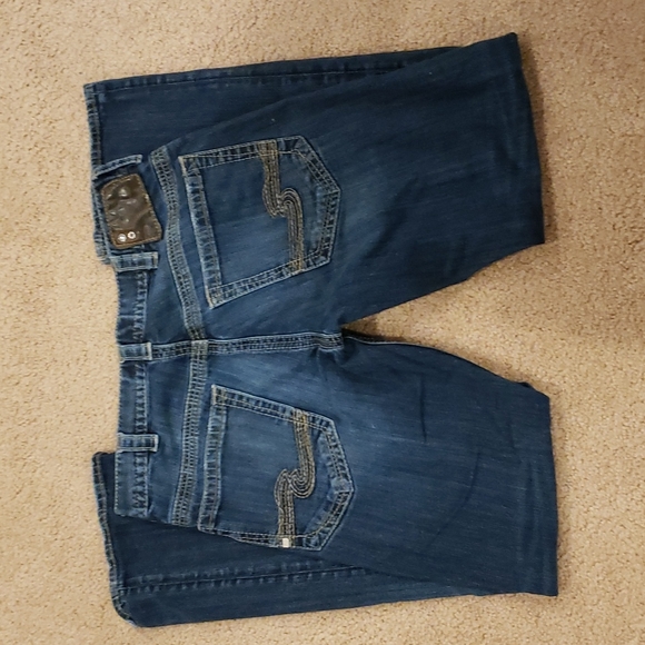 Silver Mens Jeans Size 32 - Picture 2 of 2